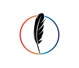 Feather Logo Template es 10