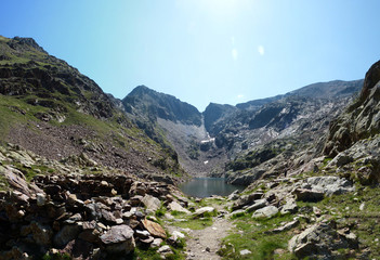 randonnée au Montcalm