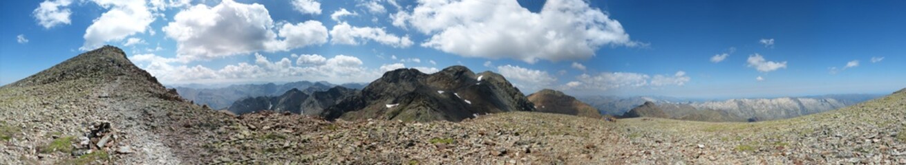 randonnée au Montcalm