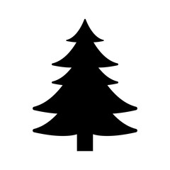 Vector illustration of a Christmas tree concept.