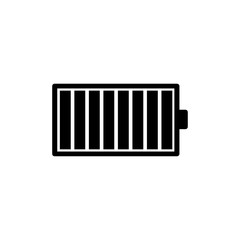 battery charger icon vector logo