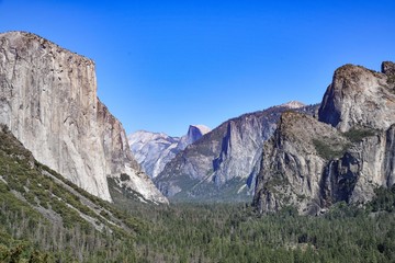Yosemite Valley view from Tunnel parking