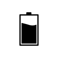 battery charger icon vector logo