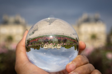 crystal ball, also known as an orbuculum or crystal sphere, is a crystal or glass ball and common fortune-telling object. It is generally associated with the performance of clairvoyance and scrying.