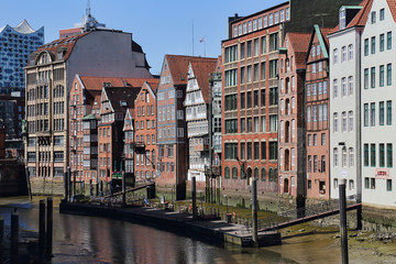 Canal in Hamburg, Germany