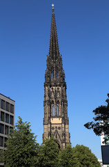 St. Nicholas, or Nikolaikirche church in Hamburg, Germany