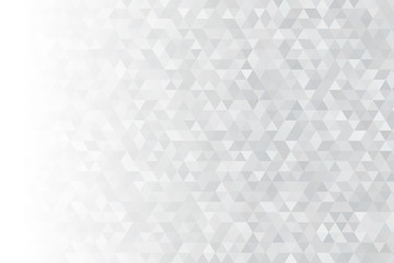 Abstract triangular background. Many digital gray triangles look modern.