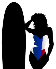 Texas State Flag Swimsuit