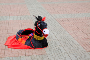 traditional Chinese style yangko dance prop, China