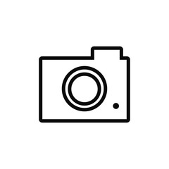 photo icon trendy flat design
