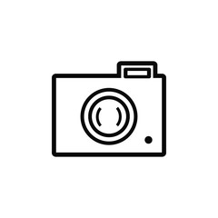 photo icon trendy flat design