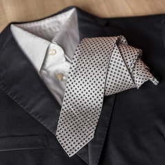 Jacket and tie detail