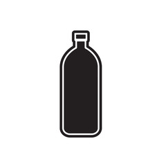 bottle icon vector trendy flat design 