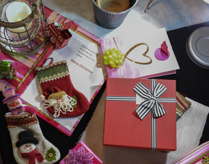 gifts congratulations and christmas parties