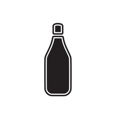 bottle icon vector trendy flat design 