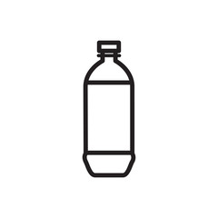 bottle icon vector trendy flat design 