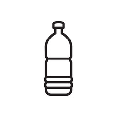 bottle icon vector trendy flat design 