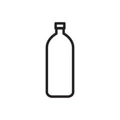 bottle icon vector trendy flat design 