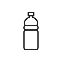 bottle icon vector trendy flat design 