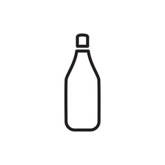 bottle icon vector trendy flat design 