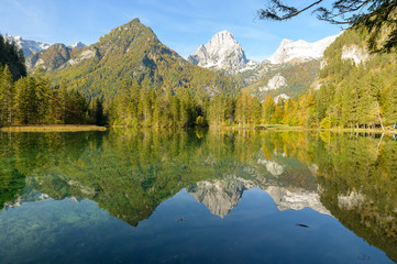 Fototapeta premium autum at the schiederweiher