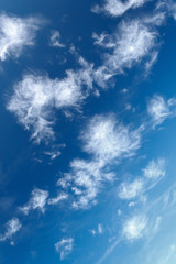 blue sky with clouds