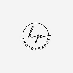 KP initials logo for photography and other business.