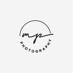 MP initials logo for photography and other business.