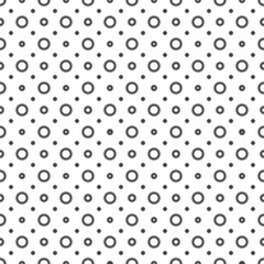 Abstract seamless circles background. Dots backdrop.