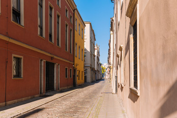 Poznan. Medieval streets of the old town