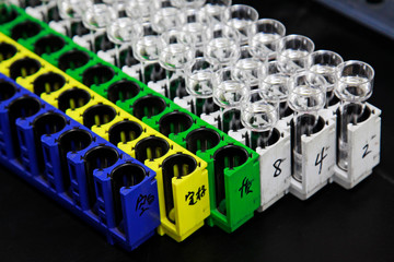 Fototapeta premium Laboratory tests glass tube