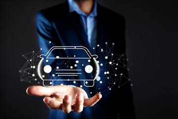 car icon car insurance concept