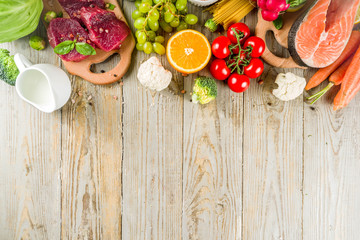 Flexitarian diet background