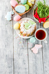 Easter table setting concept