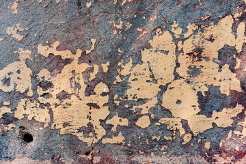 Texture of a concrete wall with cracks and scratches which can be used as a background