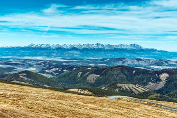 High Tatras mountains from Kralova Hola, Slovakia © vrabelpeter1