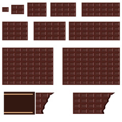 イラスト素材　チョコレート　シームレス　ベクター