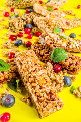 Cereal granola bars