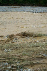 Flood damage caused by typhoon 19 