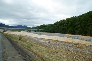 Flood damage caused by typhoon 19 