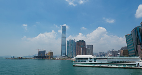 Hong Kong city downtown