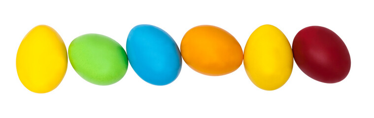 Bunte Ostereier Freisteller