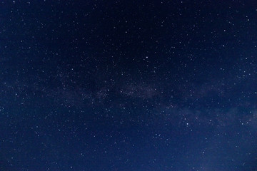 Milky Way starry night