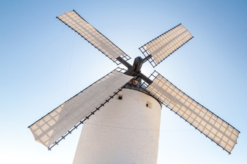 One of windmills located in Consuegra village, Spain