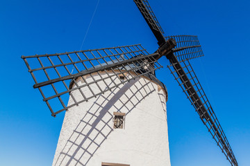 One of windmills located in Consuegra village, Spain