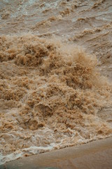 Flood damage caused by typhoon 19 