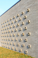 Grey wall adornment modelling