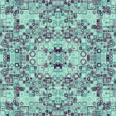 Abstract Symbols Pattern Generative Art background illustration