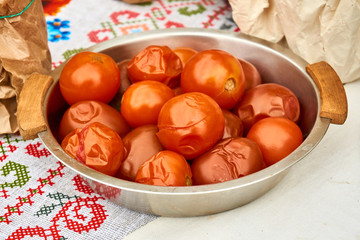 Obraz na płótnie Canvas Salted tomatoes