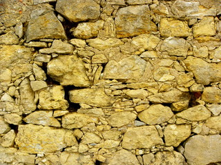 gray old stone wall, background
